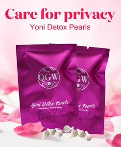 20 шт.лот QGW Beautiful Life Тампон чистые тампоны вагинальная детоксикация жемчуг гигиены