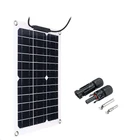 Портативная монокристаллическая солнечная панель мощностью 300 Вт, 18 в, автомобильное зарядное устройство для аккумулятора RV