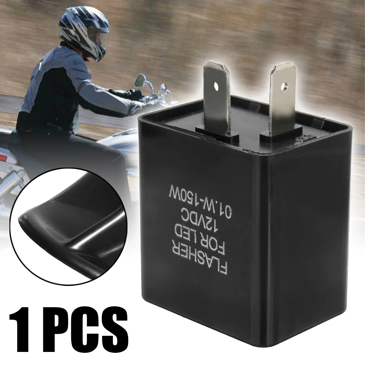 Светодиодный проблесковый маячок Для указателя поворота мотоцикла 1 шт. 12 В 2pin