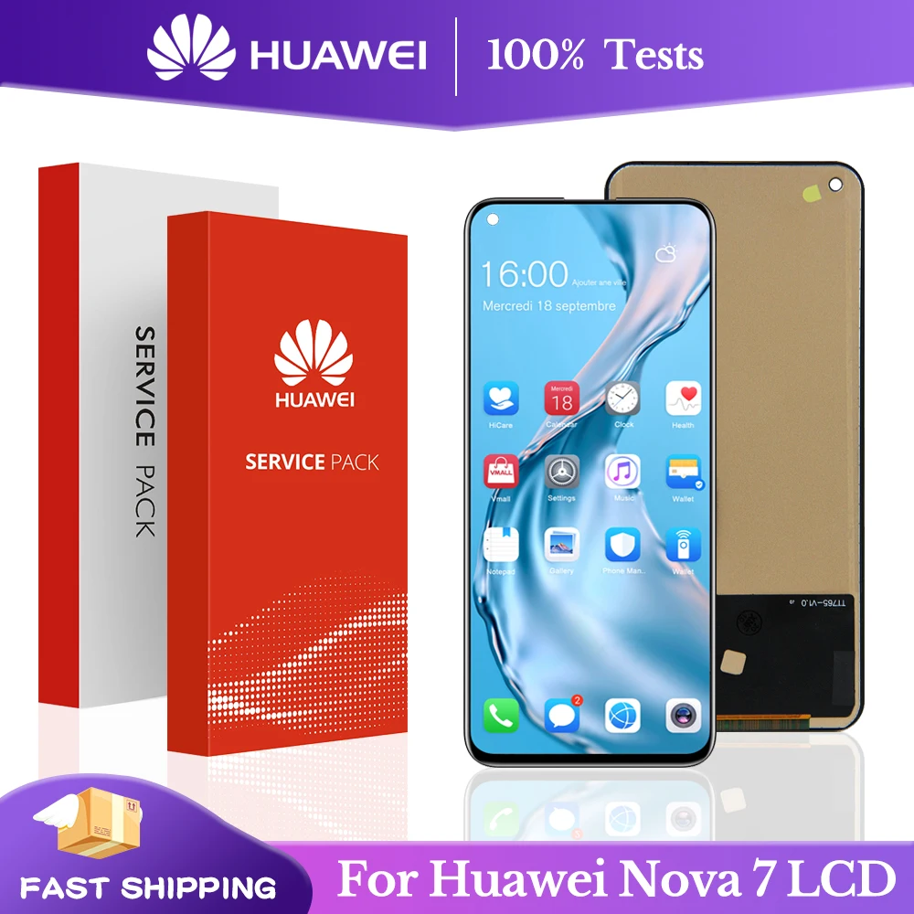 100% протестированный для Huawei Nova 7 5G дисплей Honor 30 BMH-AN10 ЖК-экран сенсорный