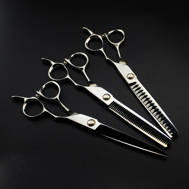 Профессиональные японские 440c 7 дюймовые высококлассные ножницы для стрижки