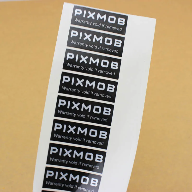 Материал ПЭТ и гарантийная аннулированная наклейка самоклеящаяся гарантия