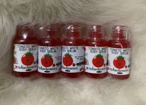 Томатная белая Сыворотка для тела. Томатный ускоритель белого света компилирует