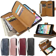 For Infinix Smart 2/2Pro/2 HD Case Zipper Luxury Leather Flip Wallet For Infinix Smart HD 2021 Cover Card Slot Phone Cover Bag