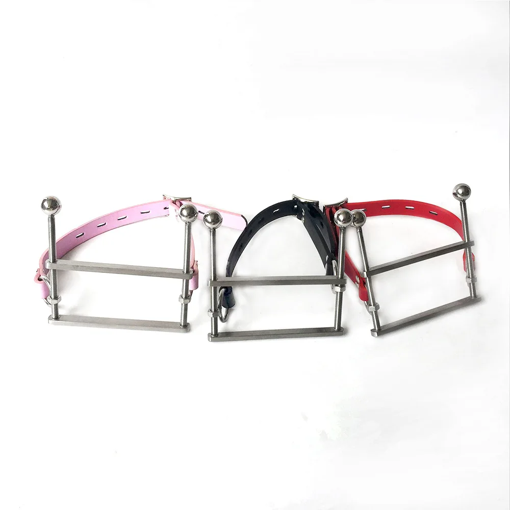 Рабский кляп из нержавеющей стали с открытым ртом подголовник взрослый флирт