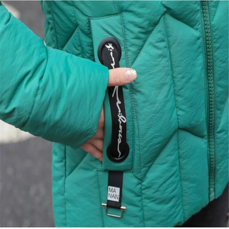 

Women Short Winter Jacket 2019 New Autumn Down Cotton Coat Female Slim Warm Cotton-Padded Jacket Women Parkas Long Sleeve M049