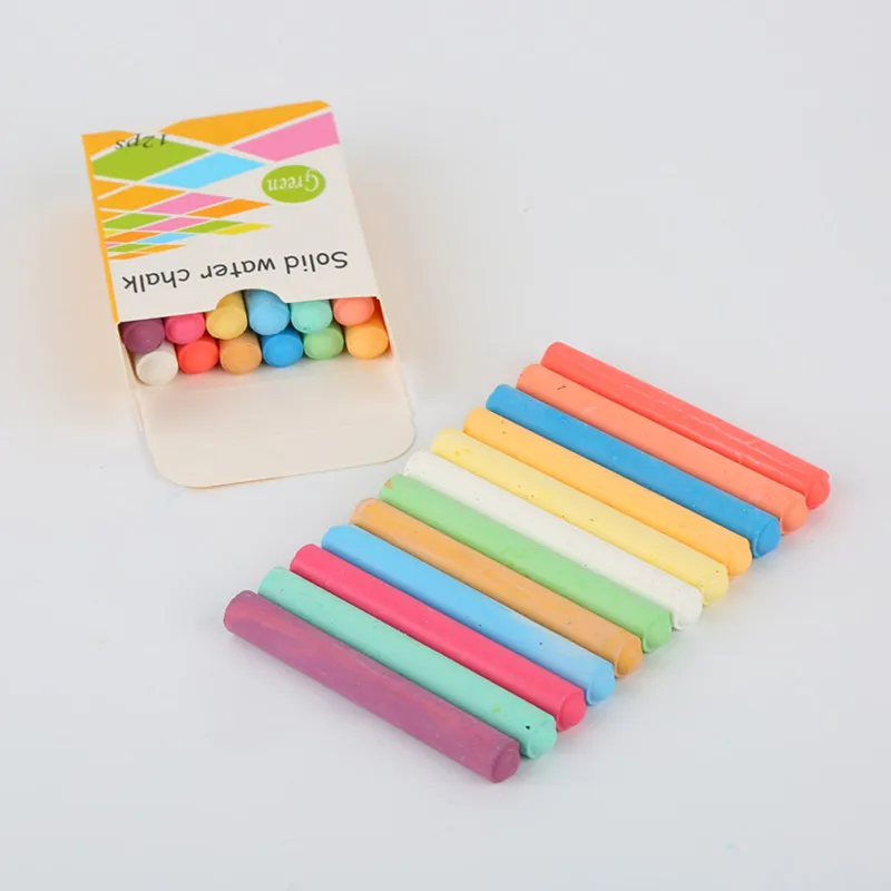 MIRUI 12 видов цветов беспыльный Мел Ручка набор детей мелки для рисования маркер в