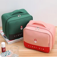 waterproof fabric first aid kit storage box large capacity household emergency bag thickened layered medical cabinet