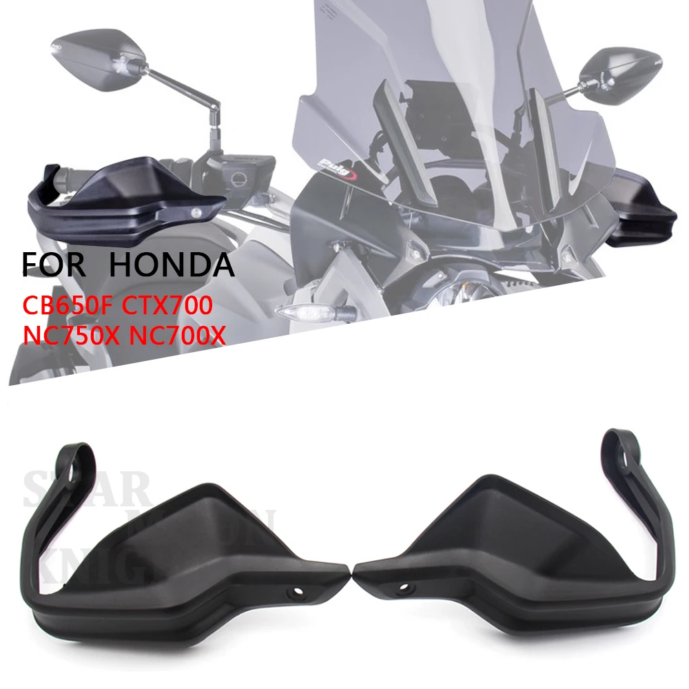 

Motorcycle Handguards Hand Shield Protector Hand Guard Protector Black for Honda NC700 X CB650F CTX700 NC750X 2017 2014 - 2018