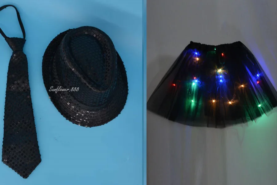 Для женщин и девочек светодиодный вечерние мигает Джаз Шляпа Блесток Кепка