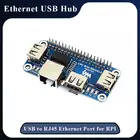 Плата расширения Raspberry Pi 4 B ETH HUB HAT USB к RJ45 Enthernet Port 3 USB-порта для Raspberry Pi 4 Model B 3B Plus Zero W