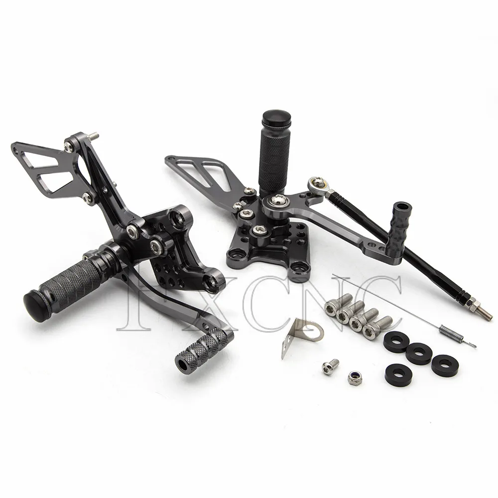 CNC мотоцикл подножки отдых Rearset задний Набор Подножка для Suzuki GSXR 600 750 1000 K1-K5 SV 650 SV650S SV1000/S 1998