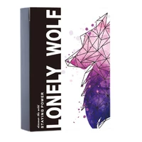 purple lonely wolf playing cards deck poker size card games magic props magic tricks for magician