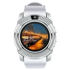 Смарт-часы Missgoal V8 с поддержкой Bluetooth и сочетанием Sim-карты, 2G, мужские цифровые наручные часы с монитором сна, спортивные часы для IOS и Android