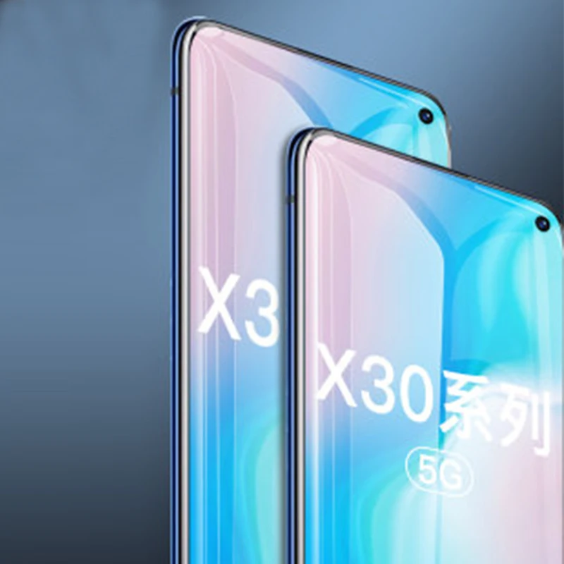 2 шт 3D полное клеевое закаленное стекло для Vivo X30 покрытие экрана протектор