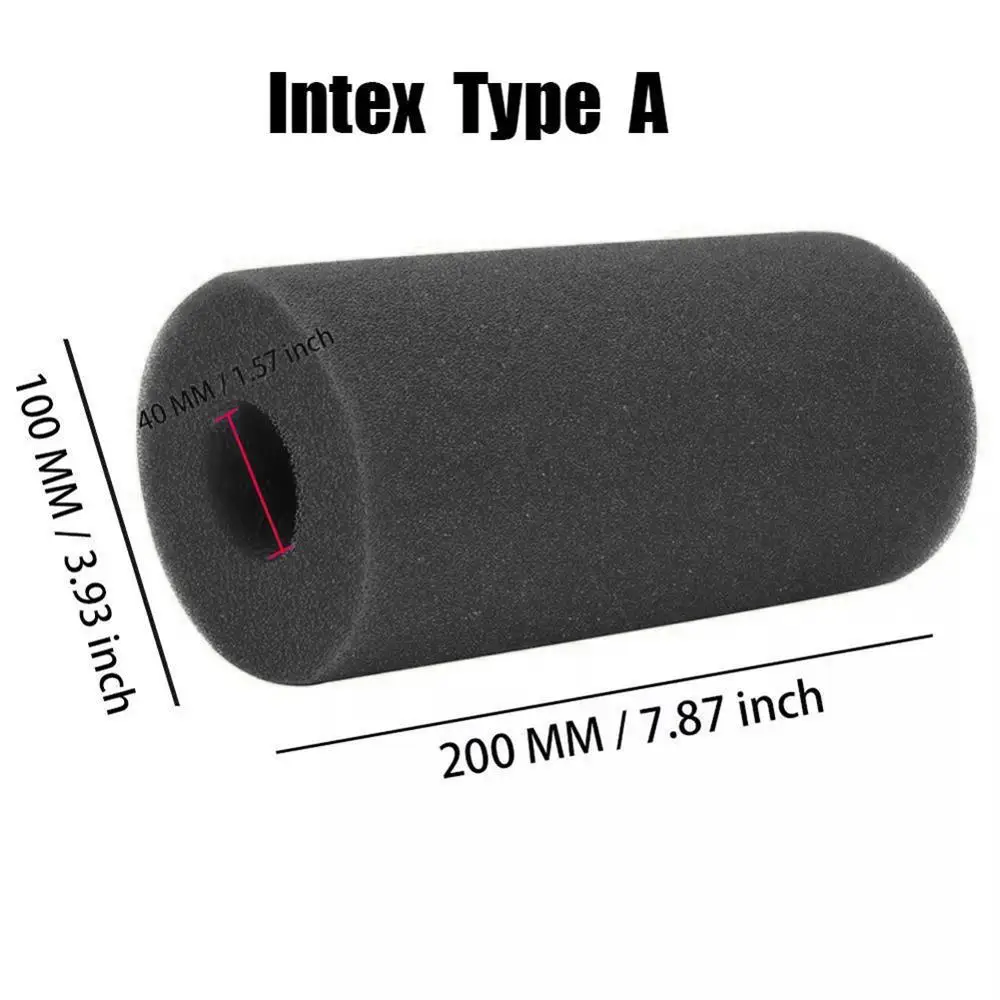 

Pool Foam Filter Sponge For Filter Intex A Type Reusable Biofoam Cleaner Foam Filter Pool Accessories