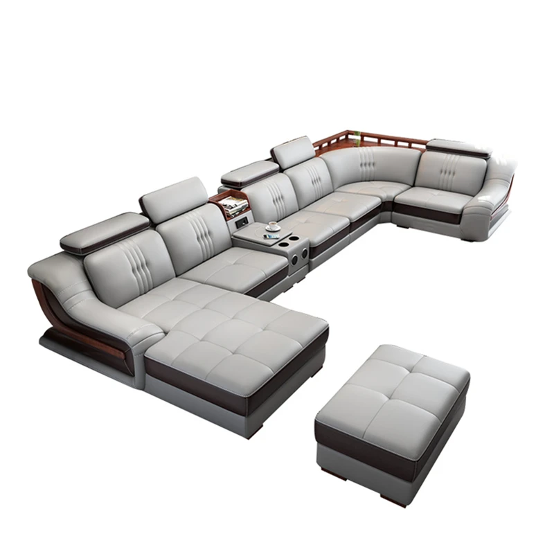 Диван из натуральной кожи Недорогая Мебель для гостиной|Диваны гостиной| |