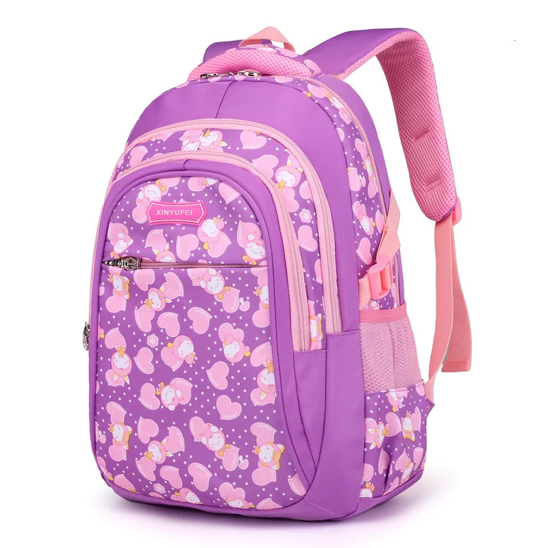 Girls waterproof School Bags Orthopedic Princess Schoolbags kids Children Backpacks Girls Primary Bookbags Kids Mochila Infantil