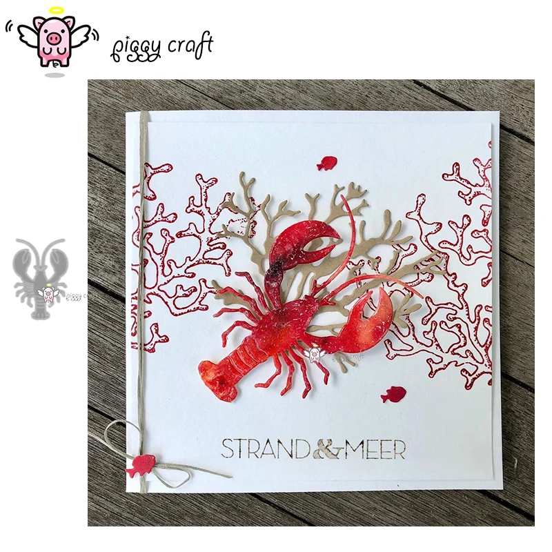 Фотометаллические Вырубные штампы форма для резки 2019 Лобстер украшение