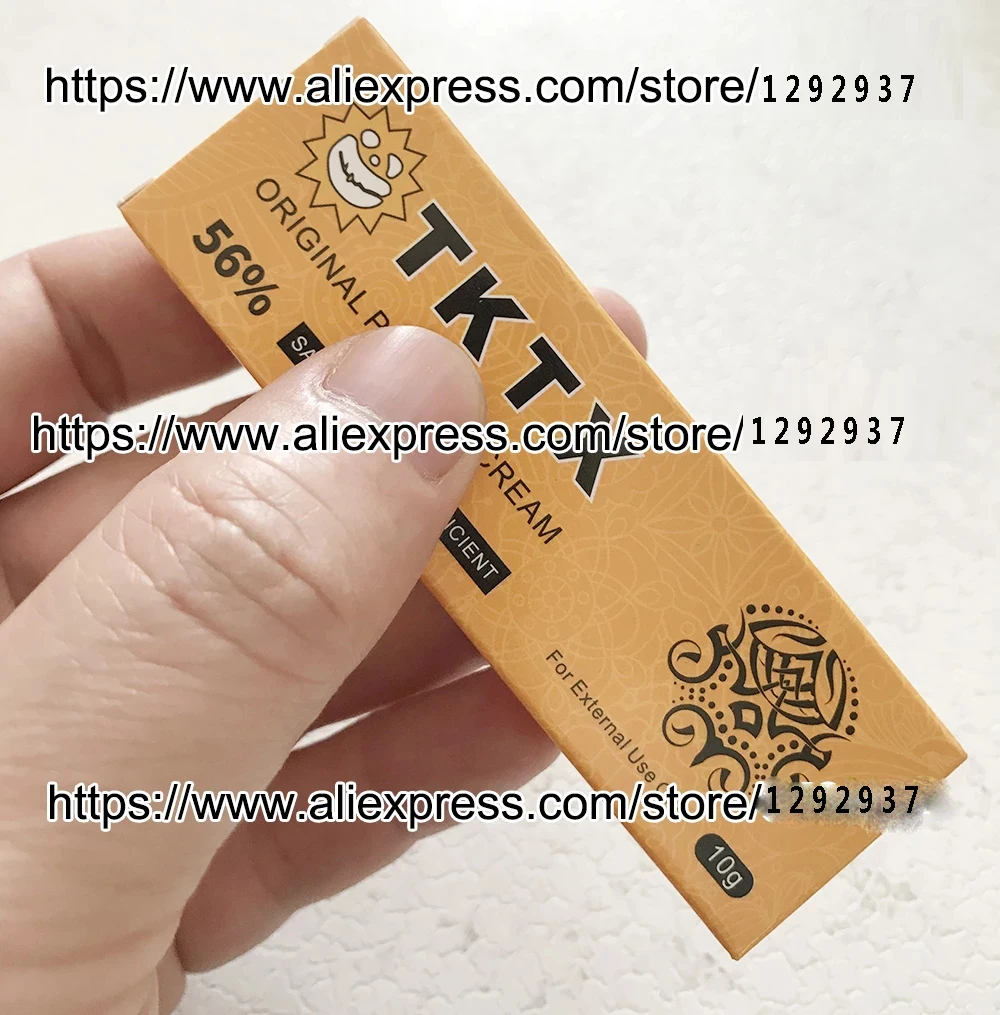 

Piercing 56% yellow tktx Before Tattoo Cream Permanent makeup Body Eyebrow Eyeliner Lips 10g