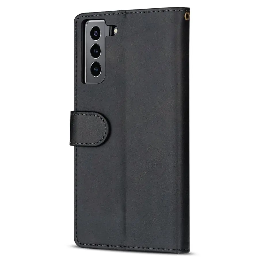 Тонкий откидной чехол на молнии с ремешком запястье роскошный чехол-кошелек из