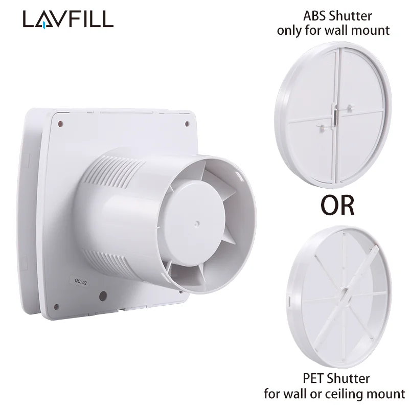 4 100mm wall ceiling extractor bathroom shower exhaust fan with timer switch 220v free global shipping