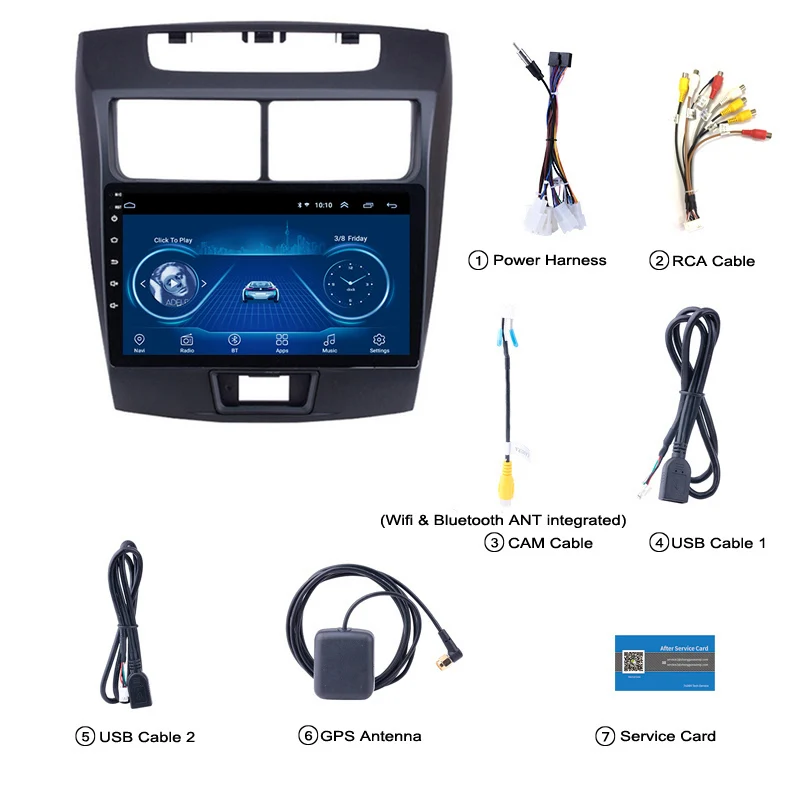 

9 INCH Android 8.1 car dvd multimedia player For 2010-2016 Toyota Avanza gps navigation system support swc wifi