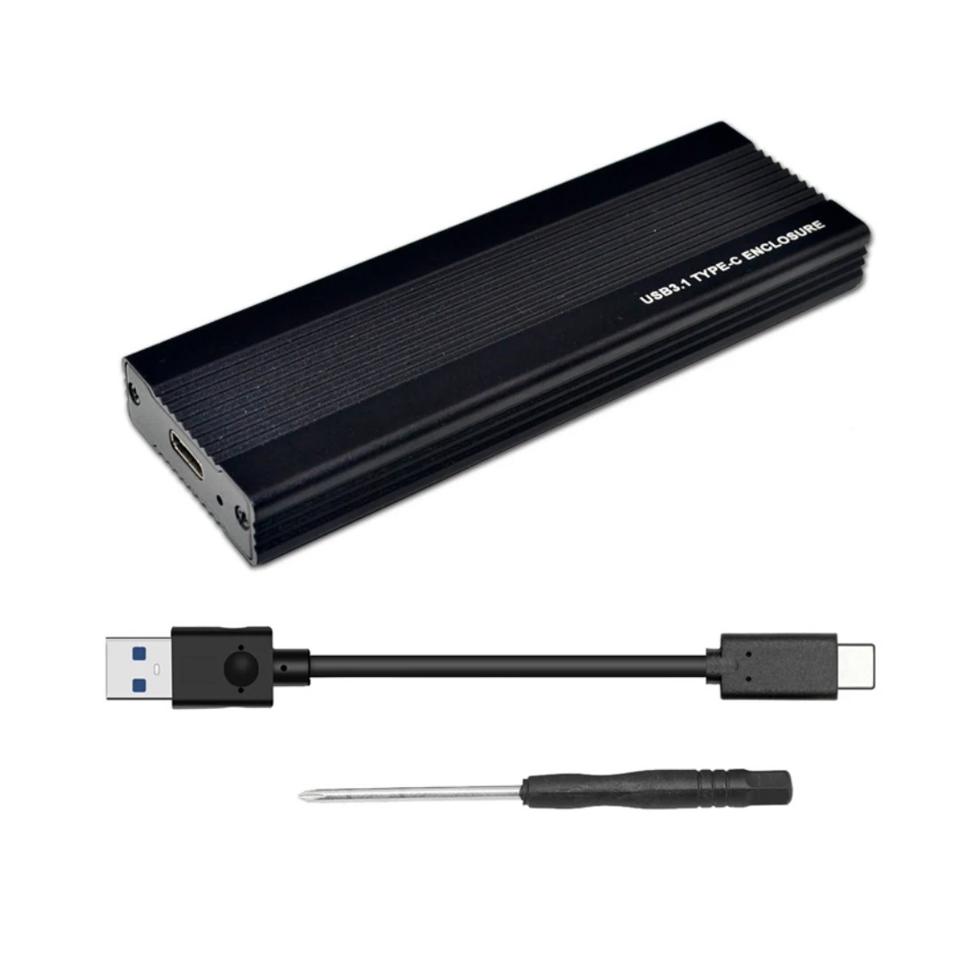 NVME SSD корпус PCI-E M.2 для USB 3,1 type-C адаптер USB C 10 Гбит/с RTL9210 M2 M ключ PCIE жесткий диск Внешний корпус HDD Чехол