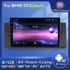 Android 11 IPS экран 8G 128G IPS DSP Carplay RDS для BMW X5 E53 E39 автомобильный GPS Навигатор Радио Cssette Видео Аудио