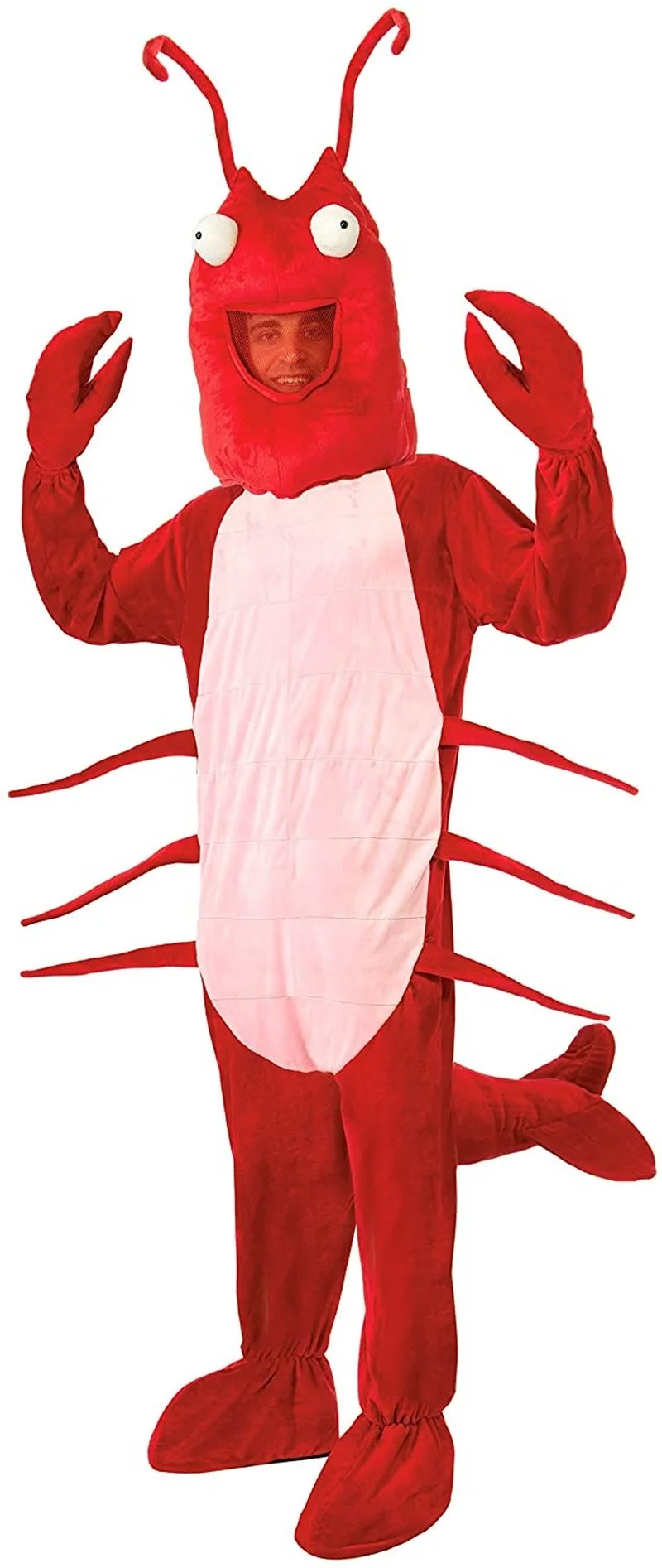 

Lobster Mascot Costume Cosplay Furry Suits Party Game Fursuit Cartoon Dress Outfits Carnival Halloween Xmas Easter Ad Apparel