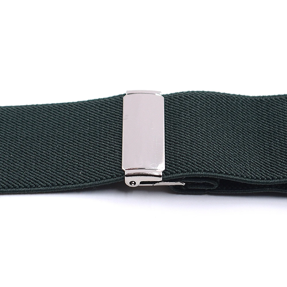 Мужские подтяжки на подтяжках из кожи армейского зеленого цвета регулируемые