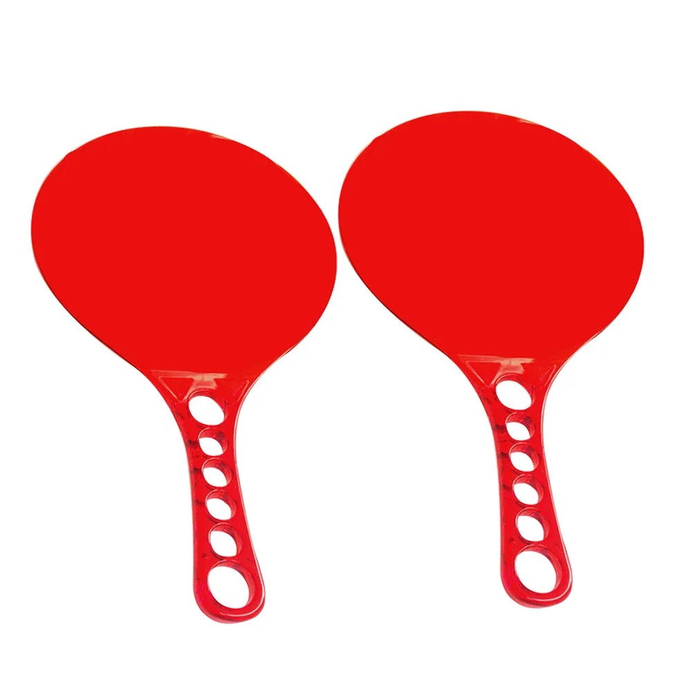 

1 Pair Board Badminton Bat Beach Board Feather Bat Game Badminton Racket for Kids and Adults