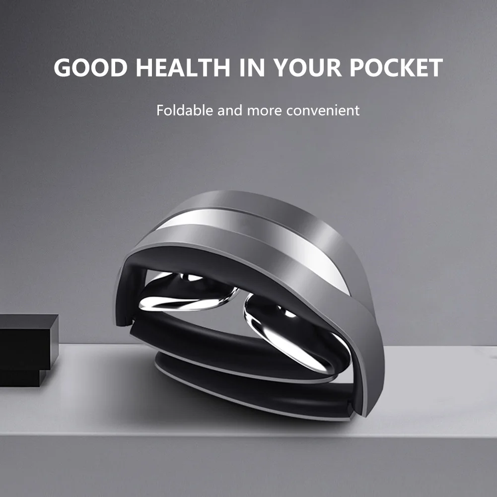 

Mini Folding Pulse Neck Massager Massage Pain Relief Tool Electric Cervical Vertebra Health Care Relaxation Cervical Vertebra