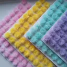 Помпоны из меха норки, 25 мм, 30 мм, 40 мм