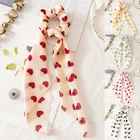 Резинка для волос женская, с цветочным принтом, в богемном стиле