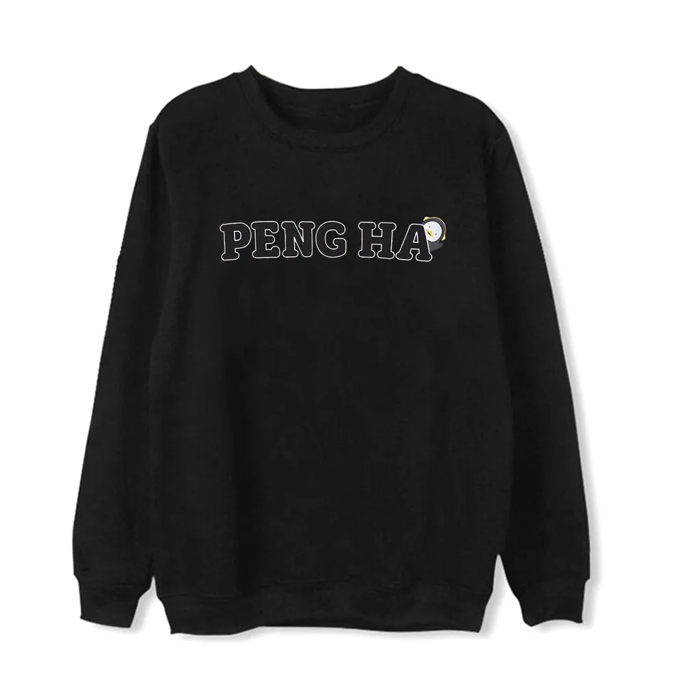 Новая корейская мода Kpop Pengsoo толстовки свитшоты пуловеры женские Топы Harajuku