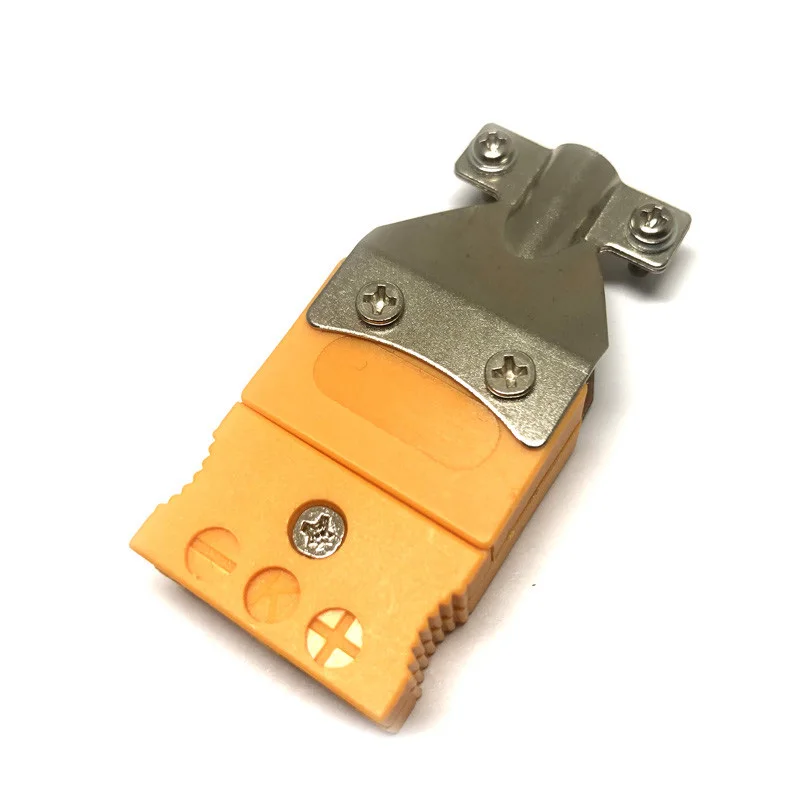 K-образный штекер и гнездо разъема термопары с зажимом |