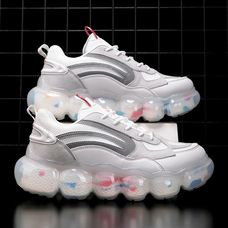 

Корейская мужская повседневная обувь, дышащая Нескользящая легкая повседневная обувь из кокоса, молодежная трендовая Уличная обувь, мужск...