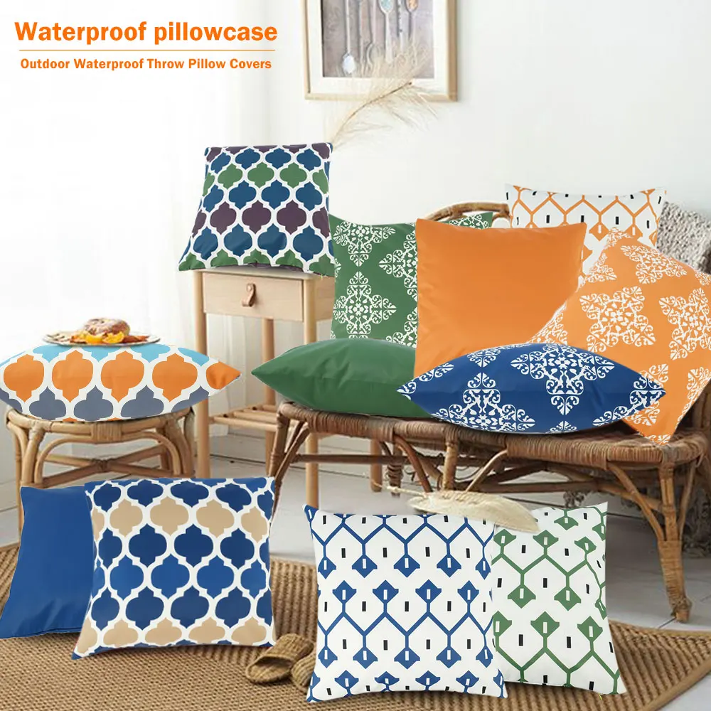 4 шт./компл. новинка летняя наволочка для подушки уличный водонепроницаемый чехол
