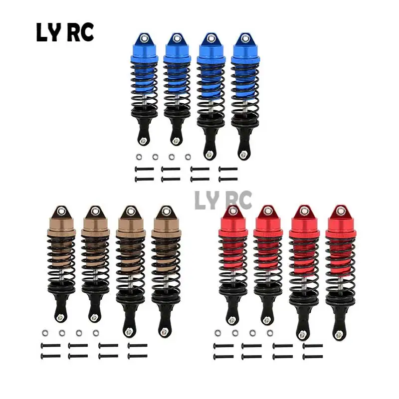 

Передний и задний амортизатор, пружинный амортизатор, алюминиевый сплав для 1/10 Slash 4x4 4WD 2WD RC Cars, обновленная замена, доступ