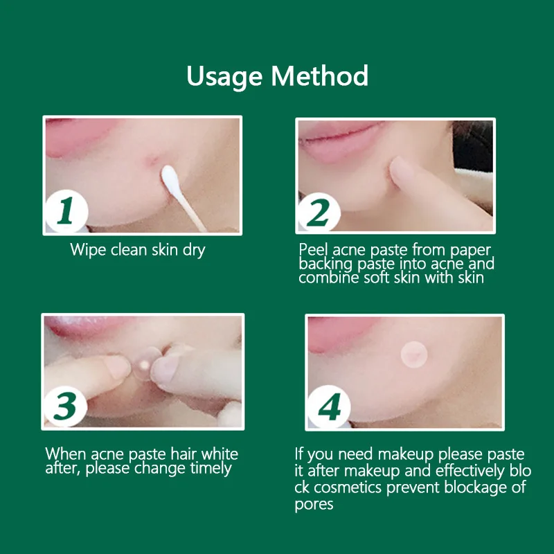 24 шт. Гидроколлоидные прыщи невидимые мастер патч снятие наклейка накладки