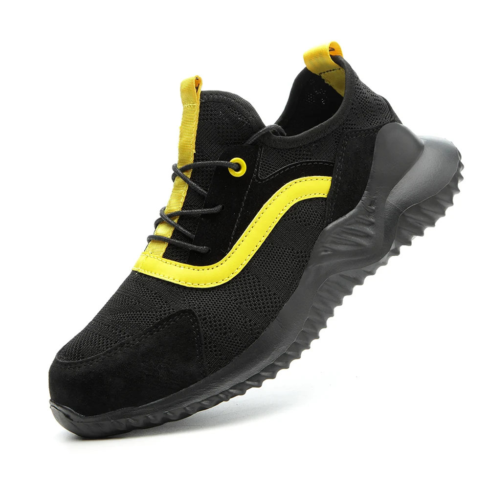 Прямая поставка одобренная CE безопасная и рабочая обувь мужская легкая Рабочая