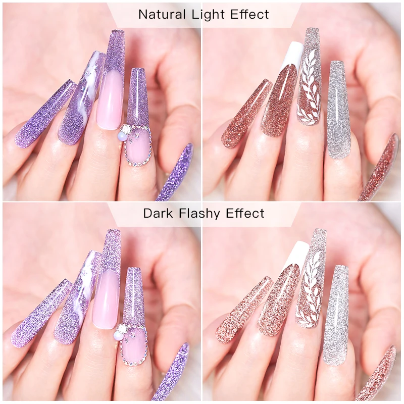 

MEET ACROSS Manicure Set for Nail Extension Gel Kit Builder Gel Nail Brush Quick Building Finger Extension Nail Art Gel polish