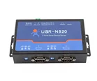 USR-N520 сервер с последовательным устройством, 2 порта RS232RS485RS422, преобразователь Ethernet, Modbus RTU в Modbus TCP