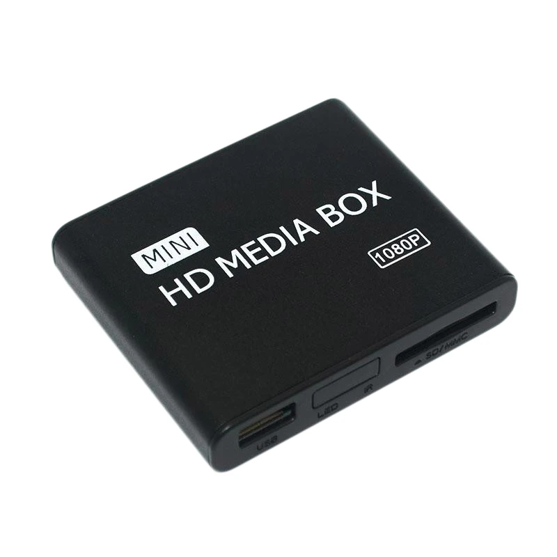 Мини Full HD 1080P медиаплеер для ТВ Мульти Медиа Видео плеер внешний HDD