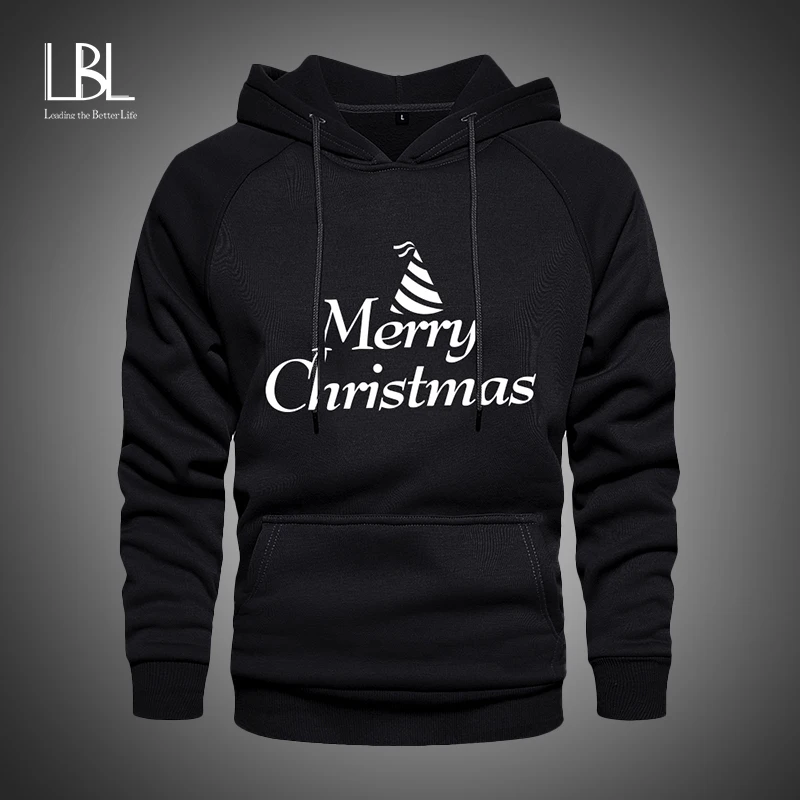 

Merry Christmas Hoodies Men Autumn Winter Fleece Sweatshirts Fashion Mens Hoodies Warm Holiday Pullovers New Casual Tracksuit