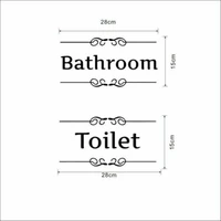 art bathroom toilet wall fullhome decal lettering poster wall vinyl words stick