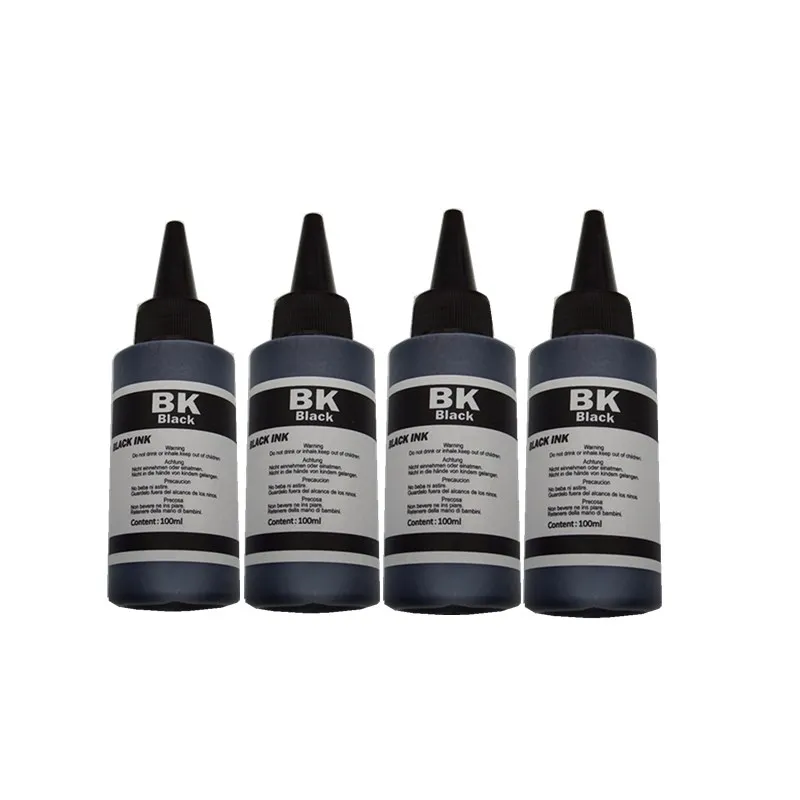 100ML 4BK Цвет набор заправки чернил, красителей Наборы для Epson BX625FW BX630FW BX635FWD BX925FWD BX935FWD WF-7015 WF-7515 WF-7525 принтер - Цвет: 100ML 4BK