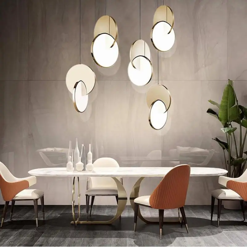 Бар Кухня Декор из нержавеющей стали Люстра Светодиодная лента светильник для