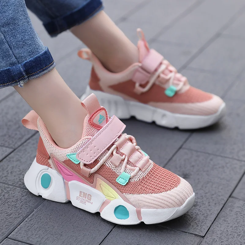 2022 Spring Autumn Brand Children Shoes Non-slip Kids Running Boys Fashion Breathable Sneakers Girls Casual Sports | Детская одежда и